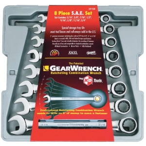 GearWrench 9308 Ratcheting Combination Set imperial 8 Pieces
